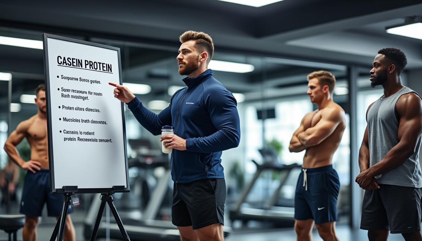 découvrez pourquoi la caséine, une protéine à digestion lente, est essentielle en phase de sèche pour préserver et protéger votre masse musculaire efficacement.