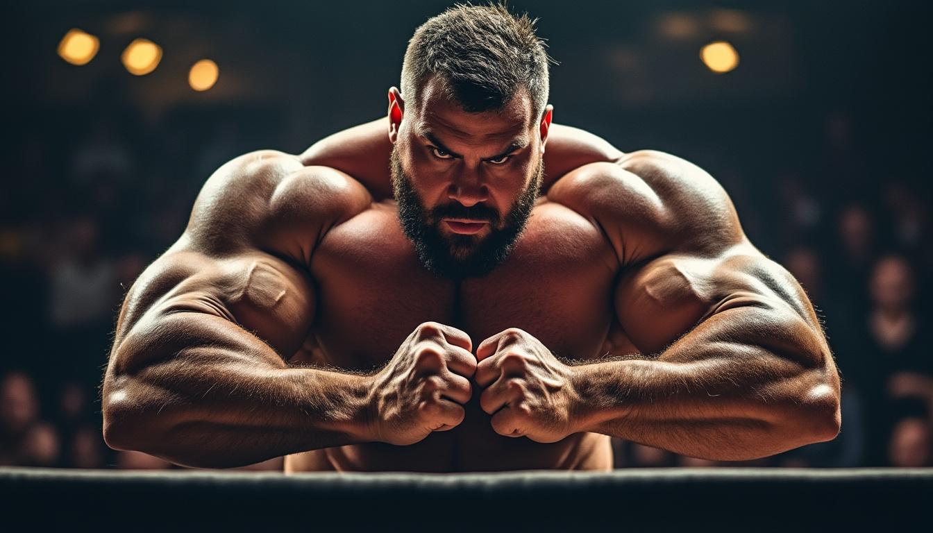 découvrez le tour d'avant-bras impressionnant de 49 cm de popeye, une prouesse colossale qui fascine les fans et les amateurs de force.