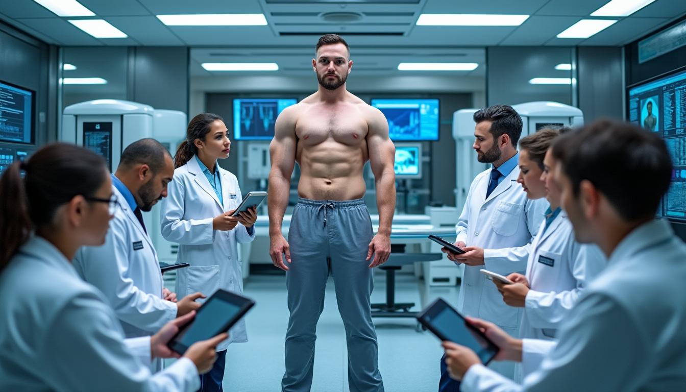 découvrez le spectacle impressionnant de popeye réalisant un tour d'avant-bras colossal de 49 cm, une prouesse musculaire incroyable qui fascine les fans.