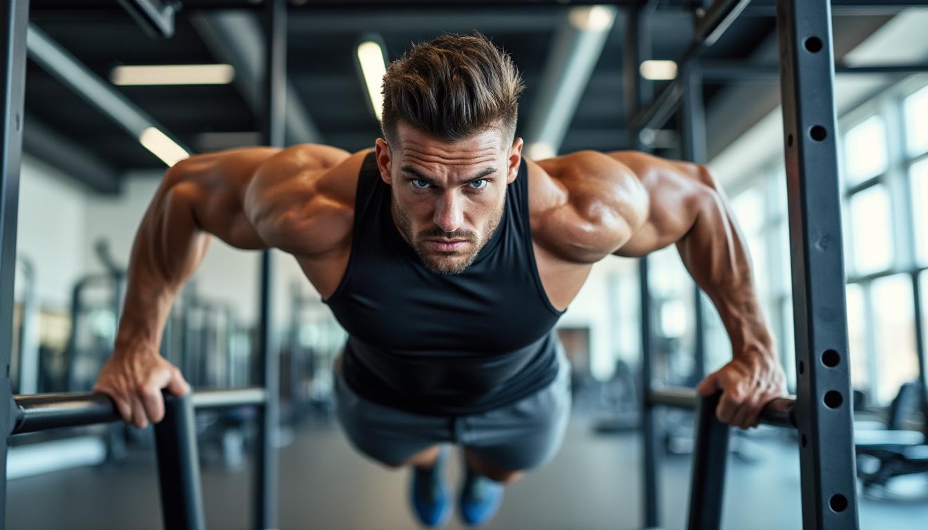 découvrez comment les dips peuvent transformer vos pectoraux en un véritable chef-d'œuvre de force et de définition grâce à cet exercice incontournable.