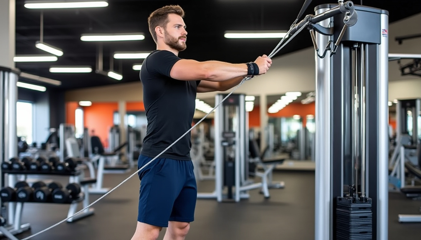 renforcez les muscles de votre tronc grâce à la rotation du buste à la poulie, un exercice efficace pour améliorer votre stabilité et votre puissance.